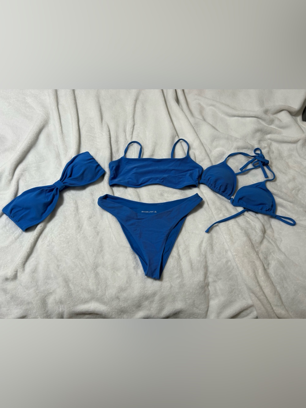 Abercrombie & Fitch Royal Blue Mix-and-Match Bikini Set